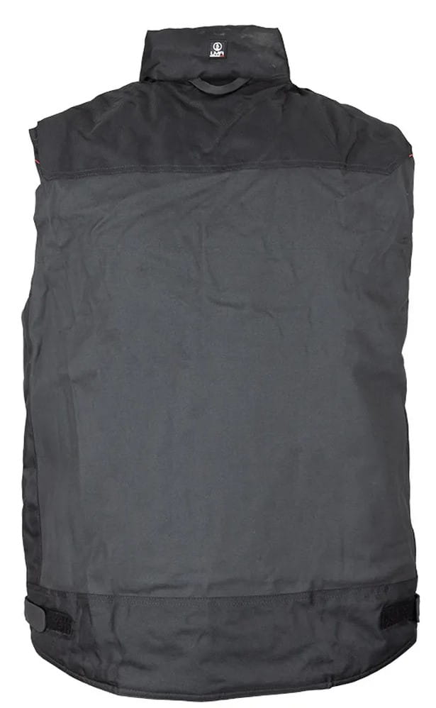 Gilet de travail bodywarmer matelassé réversible FACOM Flag Noir/Rouge
