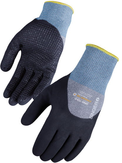SPI Santé Sécurité  Gants de travail à haute visibilité en tricot enduits  de latex Watson Gloves Flashlight