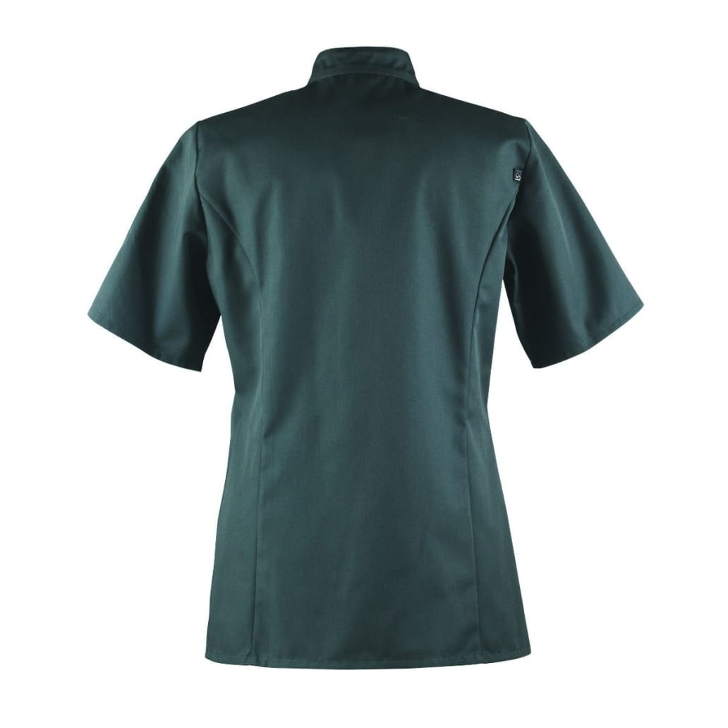 ROBUR Veste De Cuisine Femme Unera - Manches Courtes, Tailles T0 à T6, Lavable 60°C