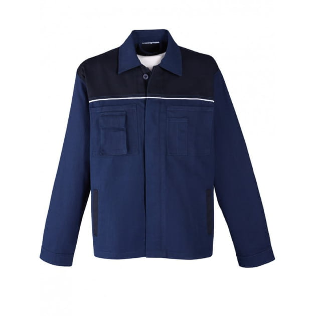 Veste De Travail Singer Vary - 100% Coton - Gris - Neuf - Fabriqué En France