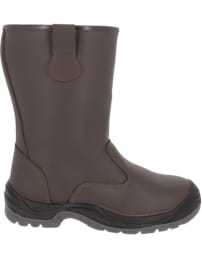 Bottes de sécurité en cuir hydrofuge et doublées en mesh Singer Safety GR400M S3 FO SR