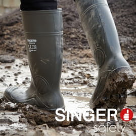 Bottes de sécurité vertes Singer Safety BOTSECU