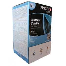 Bouchons d'oreilles avec cordon SINGER SAFETY HGB030C