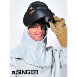 Cagoule de protection cuir SINGER PROSUR SOUDAC