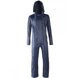 Combinaison de pluie souple Polyester / PVC bleu marine Singer Safety VPLOSLOM