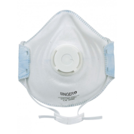 Boîte de 10 masques confort avec valve FFP1, FFP2 ou FFP3 Singer Safety AUUMV