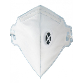 Boîte de 20 demi-masques pliables classiques avec valve FFP1, FFP2 ou FFP3 Singer Safety AUUMPV
