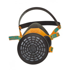 Demi-masque respiratoire avec adaptateur pour un filtre Singer Safety DM761C