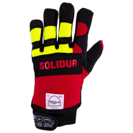Gants pour tronçonneuse anti-coupures 2 mains Solidur GA04