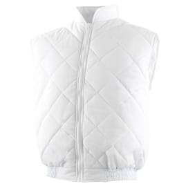 Gilet matelassé sans manches blanc SINGER SAFETY GILBLANC