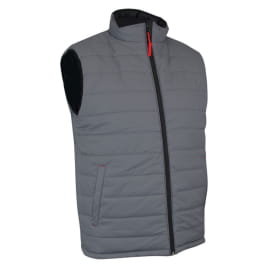 Gilet matelassé sans manches réversible noir/gris LMA REBEL