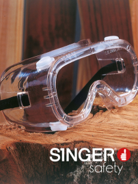Lunettes-masque de protection incolores Singer Safety EVARIO