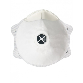 Boîte de 10 masques papiers avec valve FFP1 ou FFP2 Singer Safety AUUMVSL