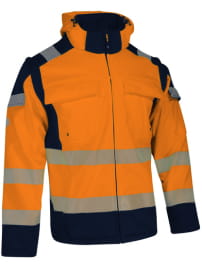 Softshell haute visibilité avec manches détachables Singer Safety VILMIA / VILMIO
