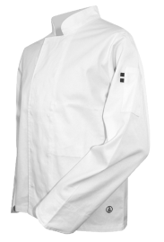 Vestes de cuisinier à manches courtes ou longues LMA MERLU / MERLAN