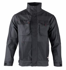 Veste de travail bicolore avec col montant LMA Céramique / Opaque