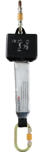 Antichute à rappel automatique, longueur 2,5m Singer Safety ARAPRO