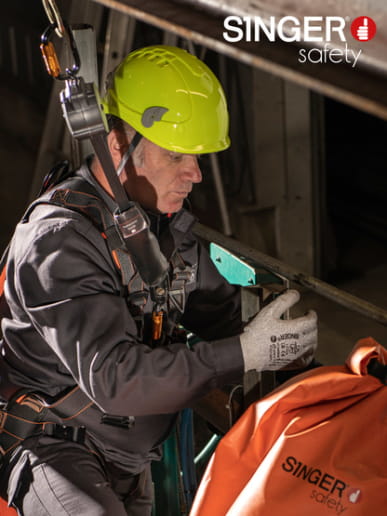 Antichute à rappel automatique, longueur 2m Singer Safety ARALUX