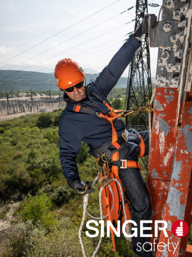 Antichute coulissant pour support d'assurage Singer Safety STOPRO