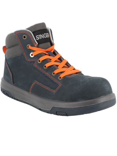 Baskets de sécurité montantes en cuir hydrofuge Singer Safety BARIO S3S FO SR HRO