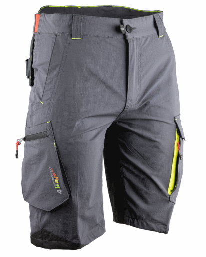 Bermuda de travail stretch 4 directions LMA Atmosphère / Molécule / Celsius