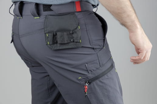 Bermuda de travail stretch 4 directions LMA Atmosphère / Molécule / Celsius