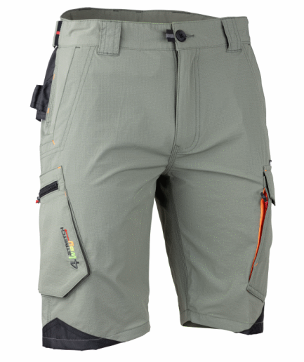 Bermuda de travail stretch 4 directions LMA Atmosphère / Molécule / Celsius