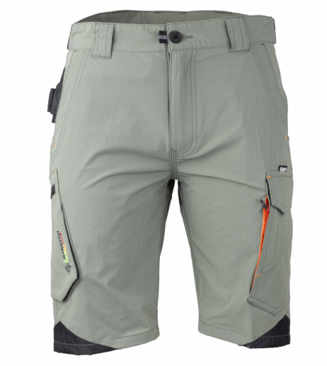 Bermuda de travail stretch 4 directions LMA Atmosphère / Molécule / Celsius