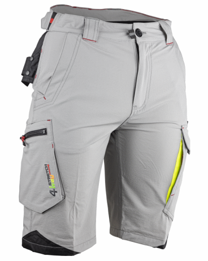 Bermuda de travail stretch 4 directions LMA Atmosphère / Molécule / Celsius