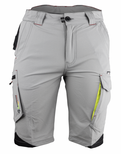 Bermuda de travail stretch 4 directions LMA Atmosphère / Molécule / Celsius