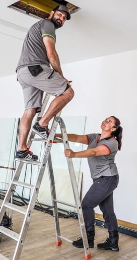 Bermuda de travail stretch 4 directions LMA Atmosphère / Molécule / Celsius