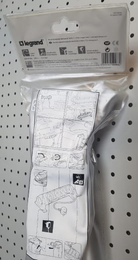 Bloc 6 prises avec interrupteur LEGRAND 0 500 83