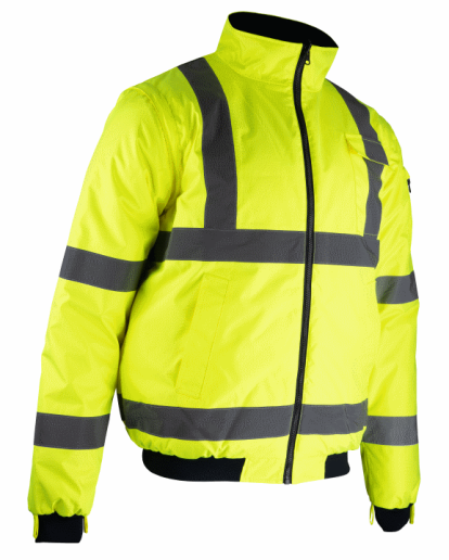Blouson haute visibilité avec manches amovibles LMA Tube / Laser