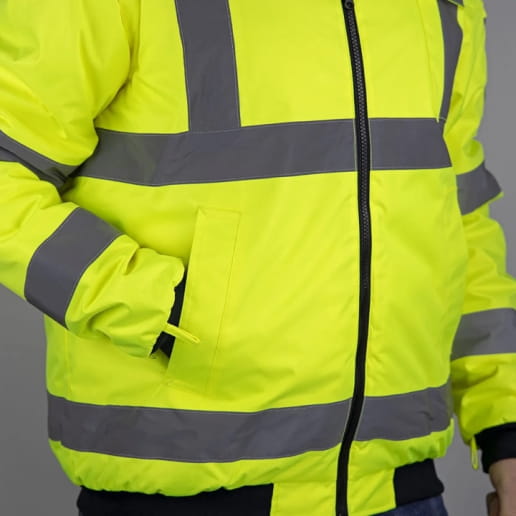 Blouson haute visibilité avec manches amovibles LMA Tube / Laser