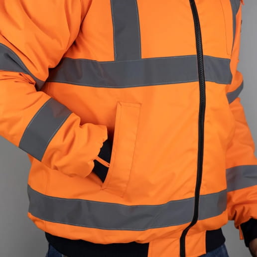 Blouson haute visibilité avec manches amovibles LMA Tube / Laser