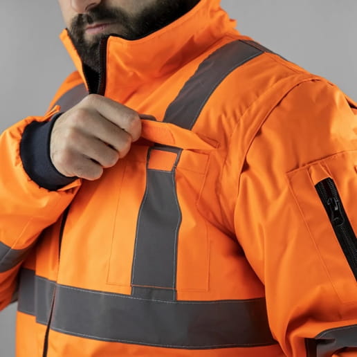 Blouson haute visibilité avec manches amovibles LMA Tube / Laser