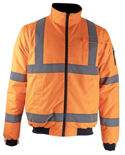 Blouson haute visibilité avec manches amovibles LMA Tube / Laser