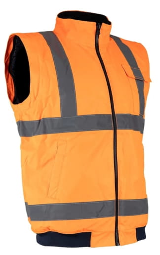 Blouson haute visibilité avec manches amovibles LMA Tube / Laser