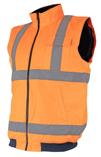 Blouson haute visibilité avec manches amovibles LMA Tube / Laser