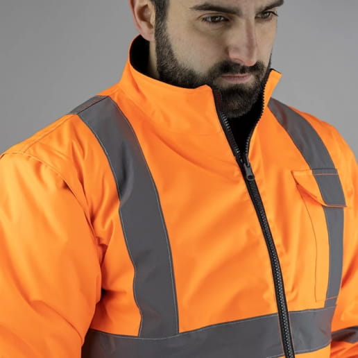 Blouson haute visibilité avec manches amovibles LMA Tube / Laser