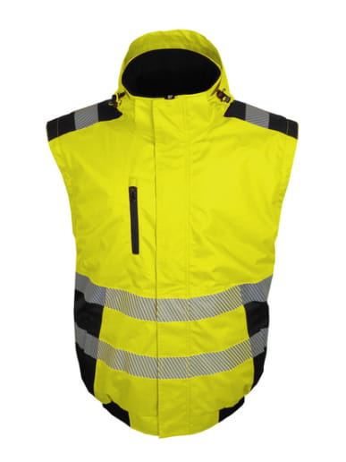 Blouson haute visibilité doublé polaire avec manches amovibles Singer Safety BRAVA / BRAVO