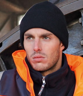 Bonnet tricot acrylique bleu SINGER BONABL/BONOI