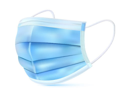 Boîte de 50 masques chirurgicaux jetables 3 plis PROMASK