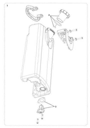 Bouchon de réservoir de solution pour laveuse Nilfisk