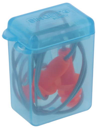 Bouchons d'oreille avec cordon et étui de rangement Singer Safety HGB25C50