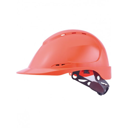 Casque de chantier aéré en ABS avec serrage par crémaillère SINGER SAFETY FORCE