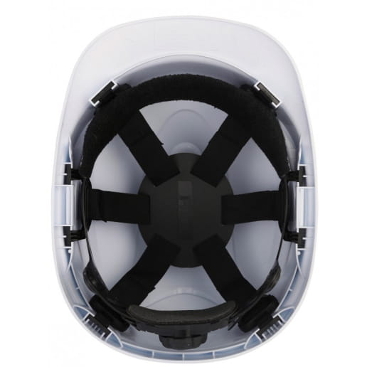 Casque de chantier aéré en ABS avec serrage par crémaillère SINGER SAFETY FORCE