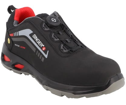 Chaussures de sécurité basses avec laçage rapide et semelle ultra-confort Singer Safety SPA S3S FO SR ESD