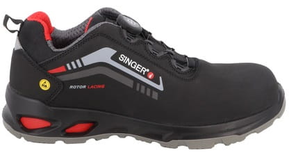 Chaussures de sécurité basses avec laçage rapide et semelle ultra-confort Singer Safety SPA S3S FO SR ESD