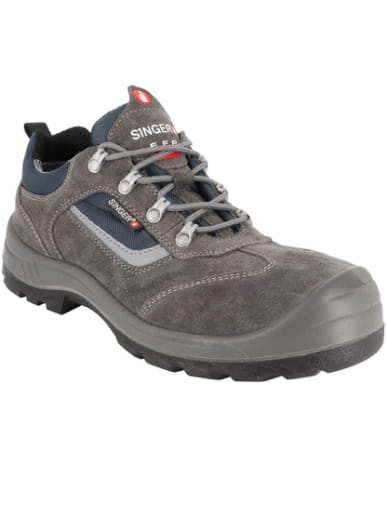 Chaussures de sécurité basses en croûte de velours Singer Safety ALBI S1PL FO SR